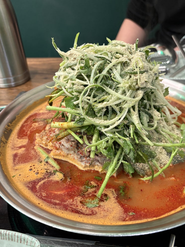  김포감자탕 구래동맛집 본대가에서 외식한 날