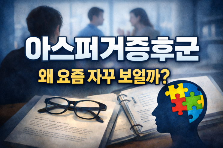  아스퍼거증후군, 왜 요즘 자꾸 보일까? 특징과 뜻
