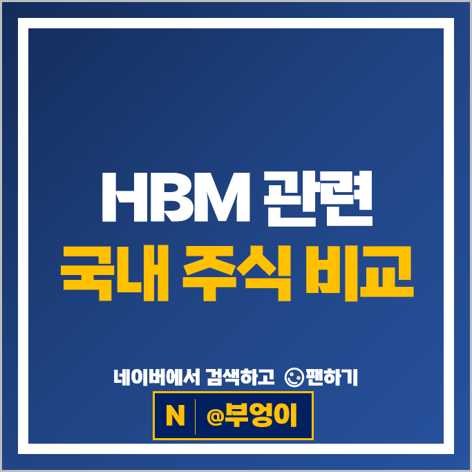 HBM 관련주 고영 한미반도체 주가 유니테스트 주식