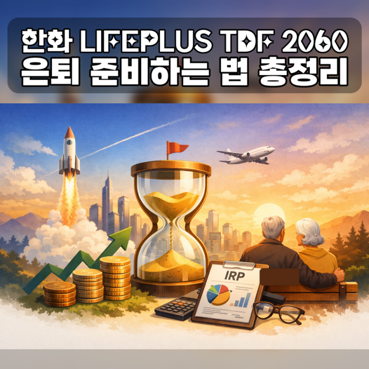  [하나1Q IRP] 한화 LIFEPLUS TDF 2060으로 은퇴 준비하는 법 총정리