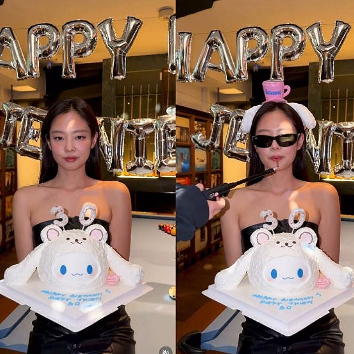 블랙핑크 제니 30세 생일파티 행복을 알리는 시작