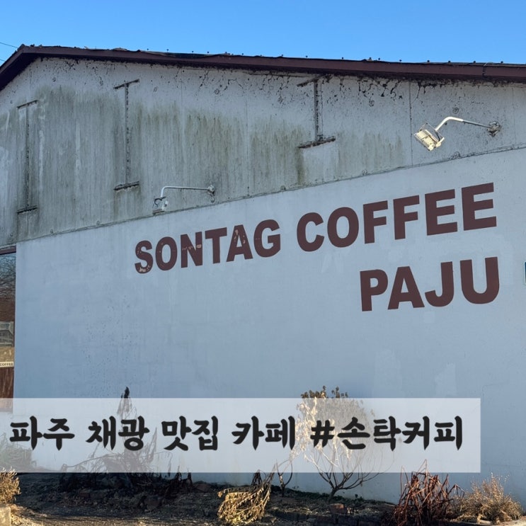  파주 채광 맛집 대형 카페 #손탁커피