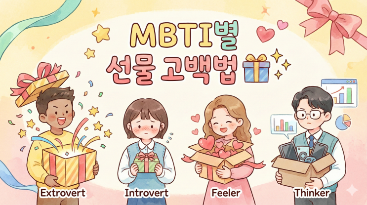  MBTI별 선물 주는 스타일, 당신은 어떻게 마음을 전하나요?