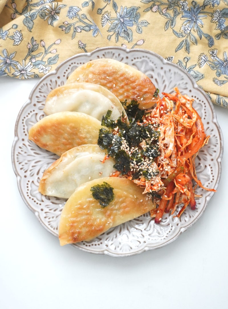 야채 비빔만두 양념장 레시피 양배추무침 양배추요리