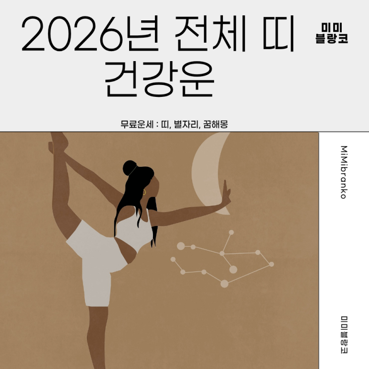  2026년 전체 띠별 건강운