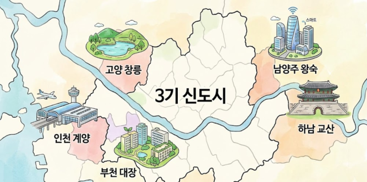  3기 신도시 나눔형 vs 선택형, 5년 뒤 웃는 자는 누구? 비교 분석