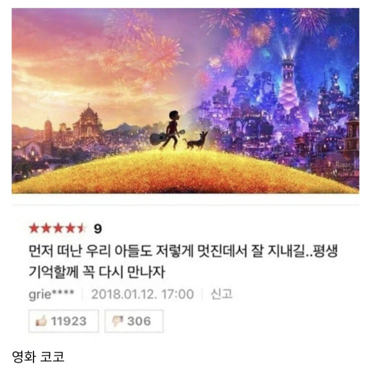  세상에서 가장 슬픈 네이버 영화 한줄평.jpg