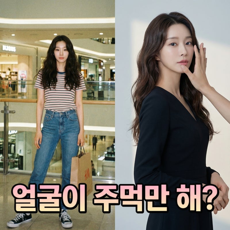 이주빈 손크기?얼굴은 요만한데..로코 여신 된 여배우