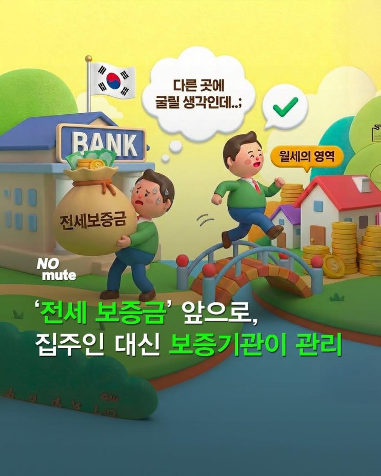  전세보증금, 집주인 대신 기관이 맡는다