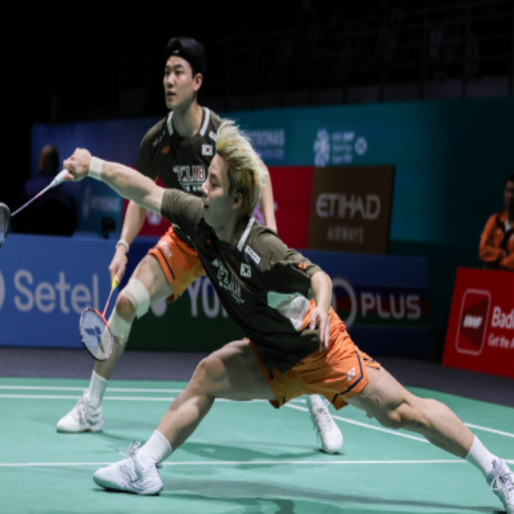 다크호스 강민혁-기동주 BWF 인도오픈 남자복식 4강 진출!! 랭킹 9위 일본 호키-고바야시 조에 2-1 승리!! 김원호-서승재에 이은 또다른 명품 복식조의 탄생??