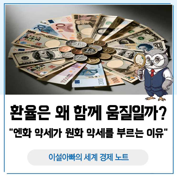  엔화 약세가 원화 약세를 부르는 이유, 환율은 왜 함께 움직일까