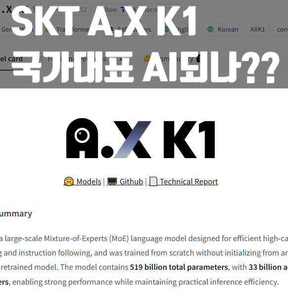  [속보] SKT 'A.X K1' 평가 1위! 이제 이미지·영상까지 다 본다 (ft. 아파치 2.0 무료 공개)
