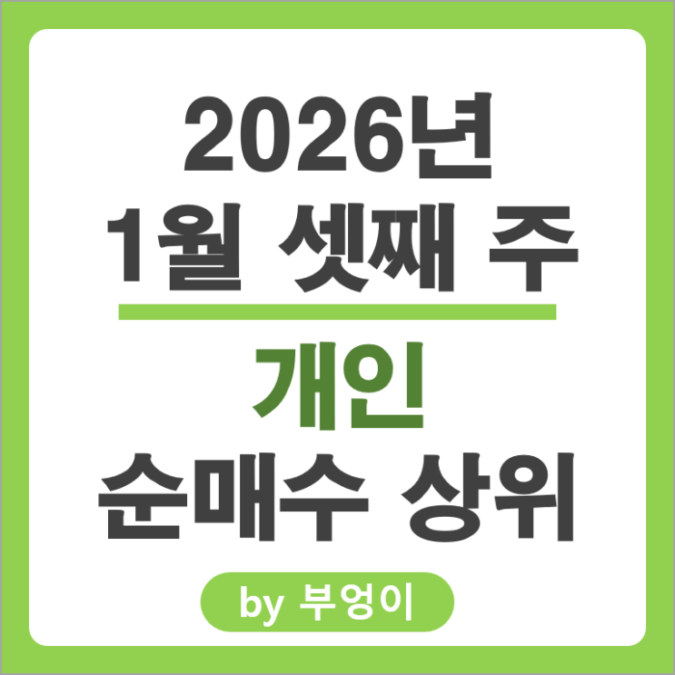개인 순매수 국내 주식 현대글로비스 카카오 한미약품 주가