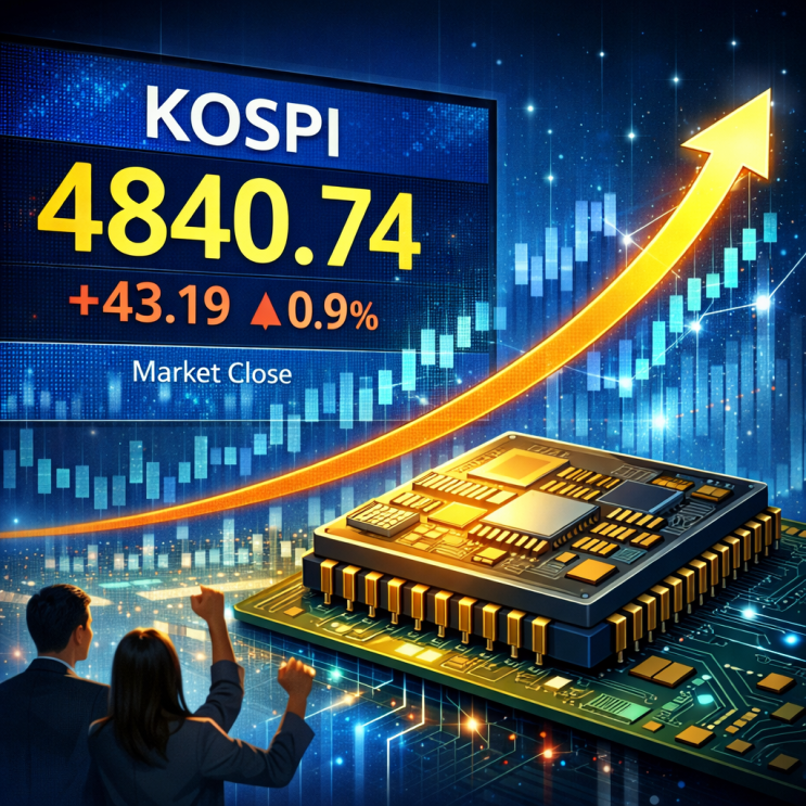 코스피 4800 시대, 반도체 랠리가 시장을 다시 썼다