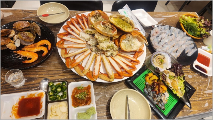  속초여행  가족과 함께 찾은 대포항활어회 맛집 -  성진활어