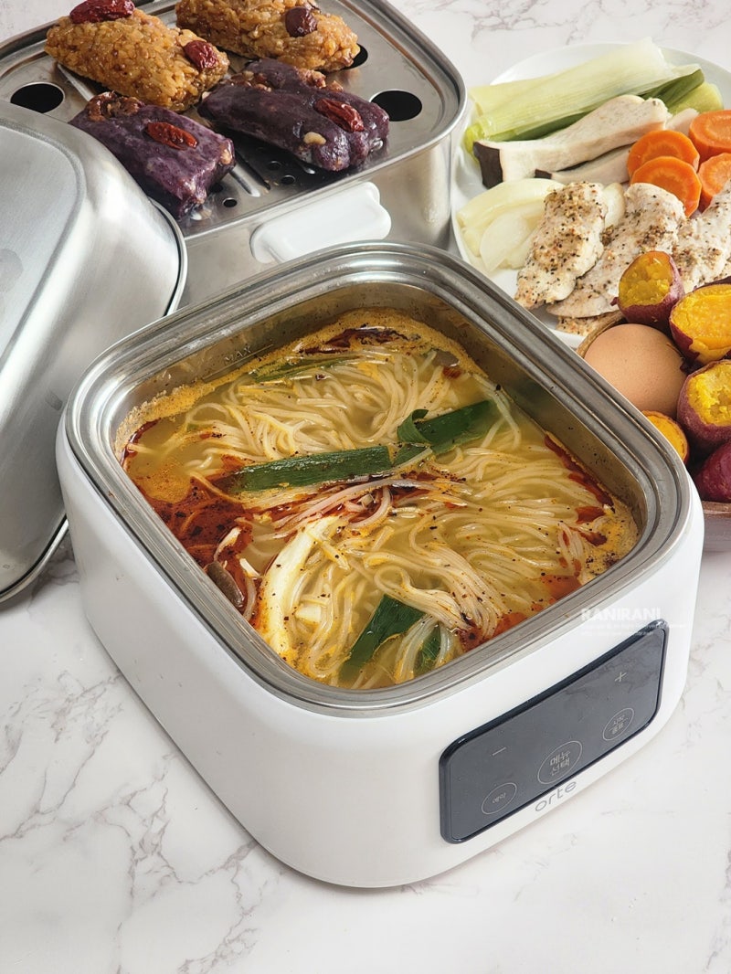 26년 설 세일 오르테 전기 스텐 찜기 멀티쿠커 계란 고구마찜기 추천