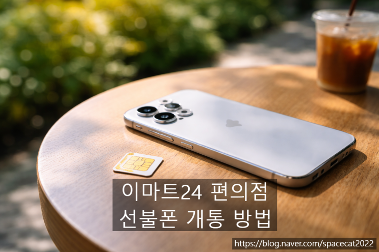  이마트24 편의점 유심 선불폰 개통 절차 완전 정리