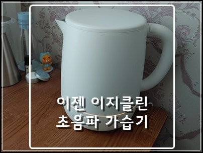 간편 세척 초음파 가습기, 이젠 이지클린 스테인리스 가습기 후기