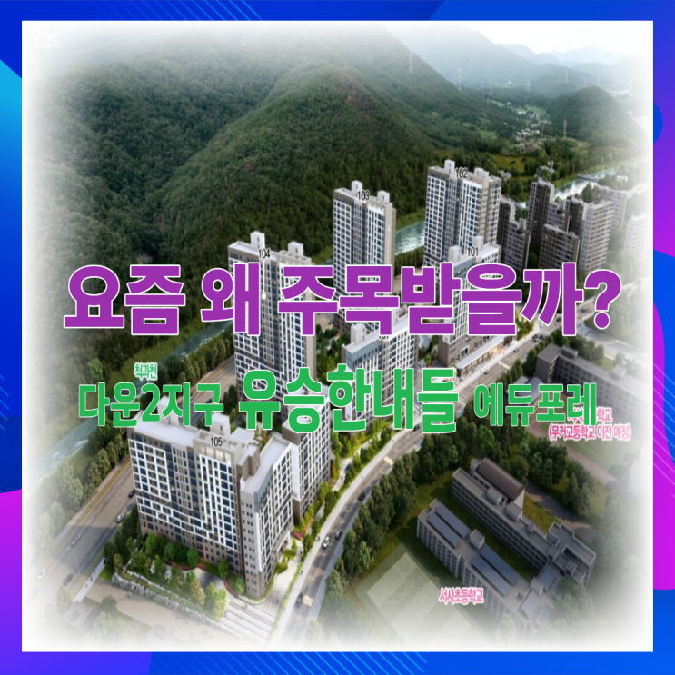  “유성한내들 실거주 기준 정리 / 이런 분께 맞습니다”