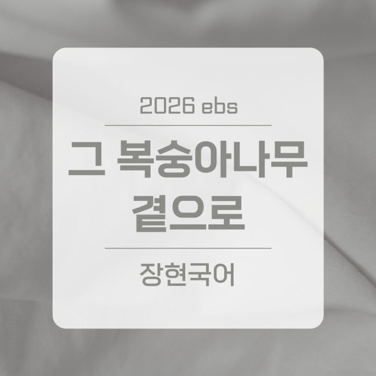  나희덕, 그 복숭아나무 곁으로 쉽고 자세한 해설