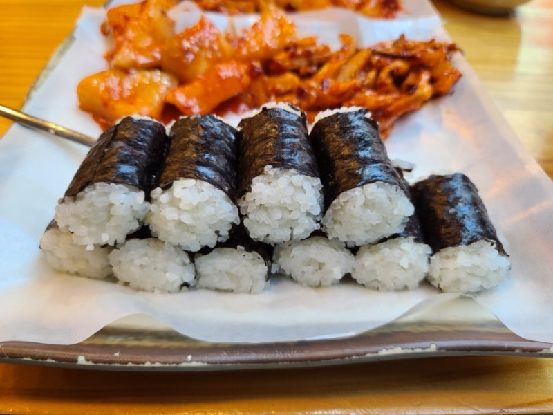 명동 충무김밥 정말 맛있어요