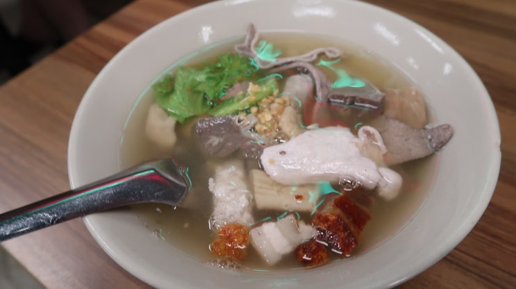  방콕 노포 미슐랭맛집 에까마이 곱창국수 아룬완