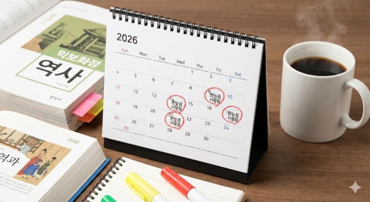  2026 한능검시험일정안내! 놓친 분들을 위한 한능검추가접수 정보까지 완벽 정리