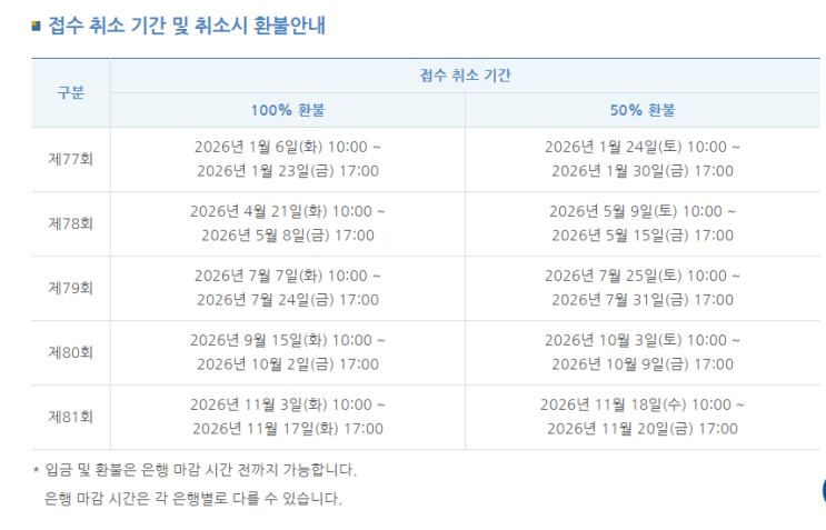  한능검 취소 접수 방법 안내! 수수료 없이 전액 환불받는 꿀팁