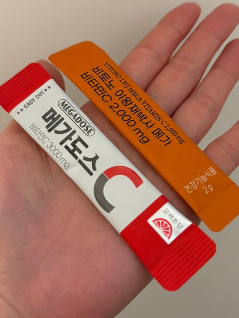 비토노 이왕재박사 비타민C 2000mg 고려은단 메가도스C 3000mg 비교 장활동원활 최고
