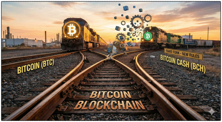  비트코인이 두 개로 쪼개졌다? 하드 포크(Hard Fork)와 비트코인 캐시