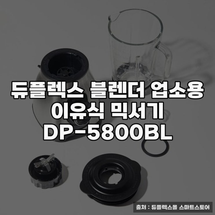  믹서기 추천, 듀플렉스 블렌더 업소용 활용기