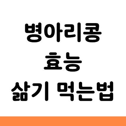  병아리콩 효능 삶기 부작용 먹는법