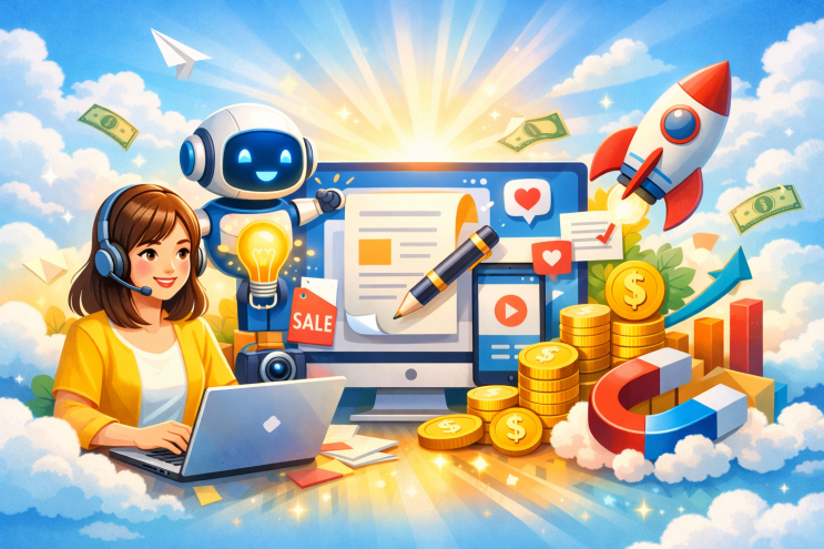  AI 카피라이팅 부업으로 월 250만원 만든 직장인의 콘텐츠 대행 부업 전략 꿀팁!