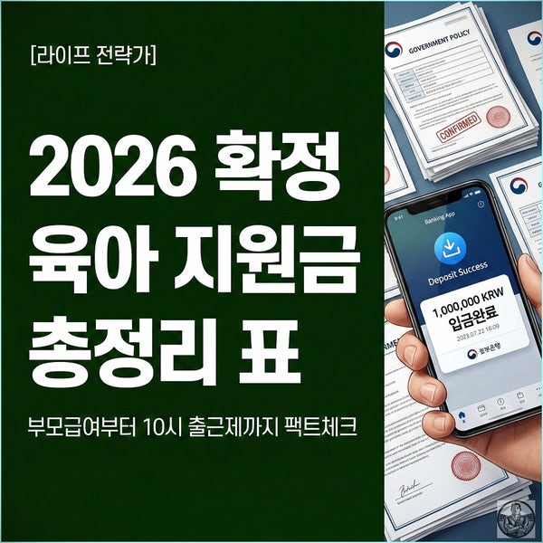  추가확대된 2026년 출산 후 혜택, 꼭 확인하시고 빠짐없이 혜택받자