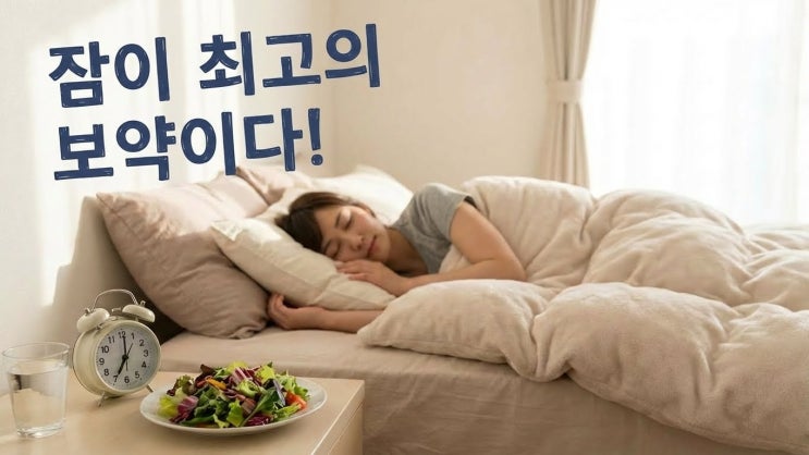  운동, 식단 다 하는데 혈당이 그대로? 범인은 매일 밤 설치는 '잠'입니다