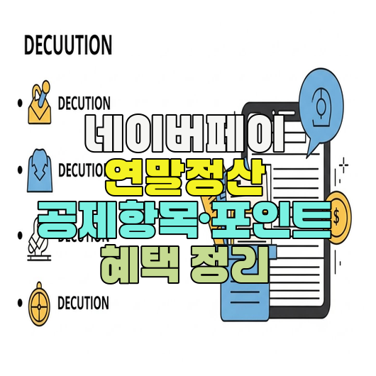  네이버페이 연말정산 공제항목·포인트 혜택 정리