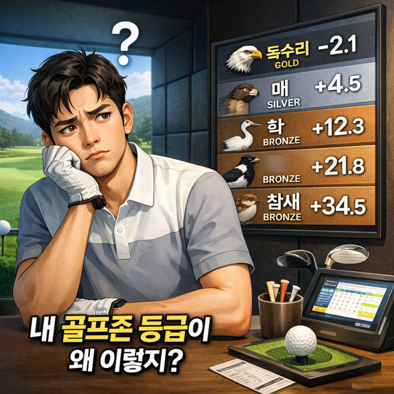 골프존 등급 표 총정리｜G 핸디 기준 한눈에 이해하기