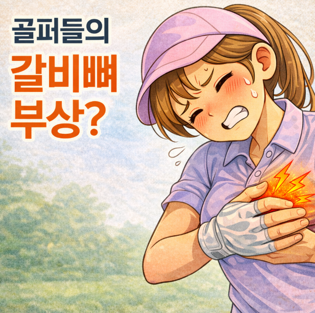  골프 스윙 시 갈비뼈, 왜 특히 주의해야 할까?