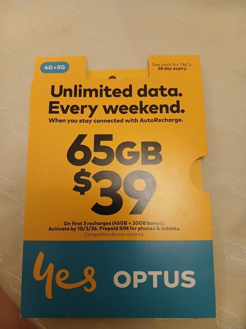 호주 유심 구매하는 법｜OPTUS 유심·이심 실제 후기 (2026년 1월)