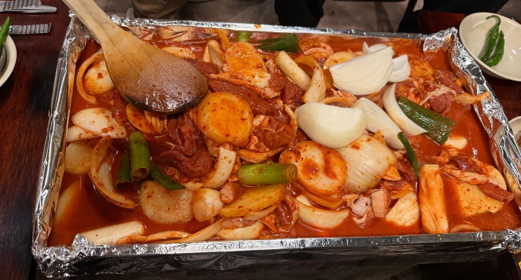  부천 본점 팽오리농장 오리주물럭