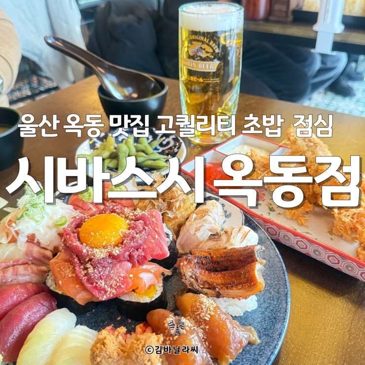  울산 옥동 맛집 시바스시 이빠이세트 초밥 점심 추천
