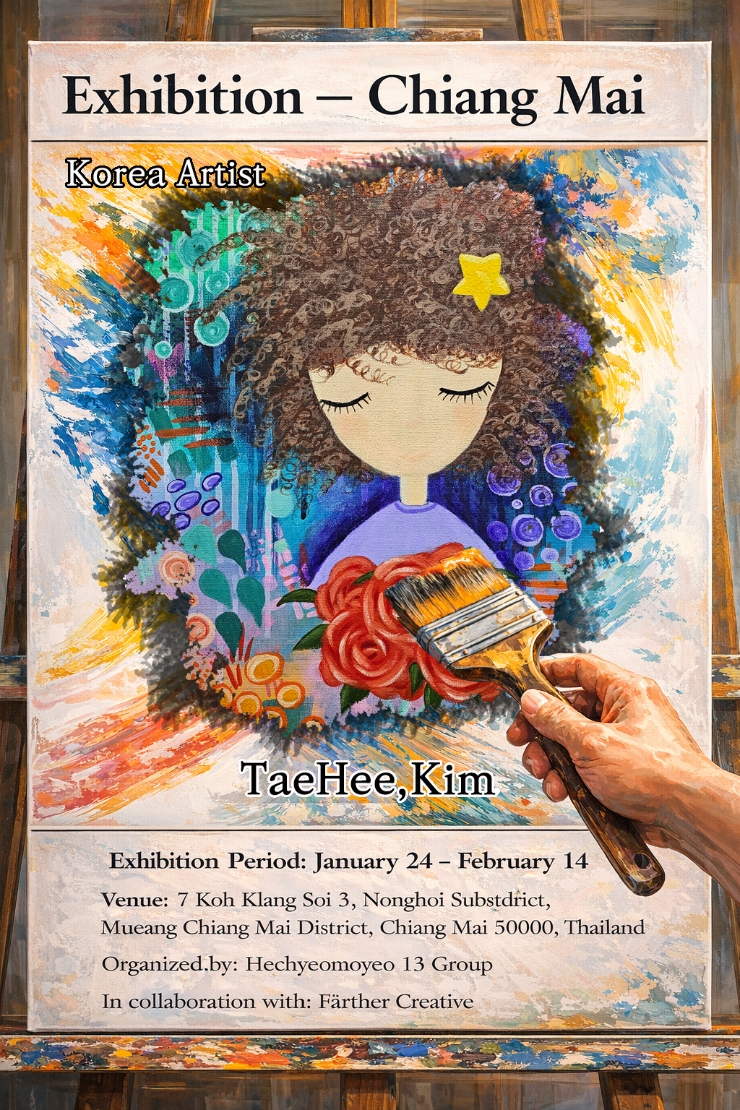  Exhibition Chiang Mai Nong-Hoi 태국 치앙마이 전시 김태희 화가