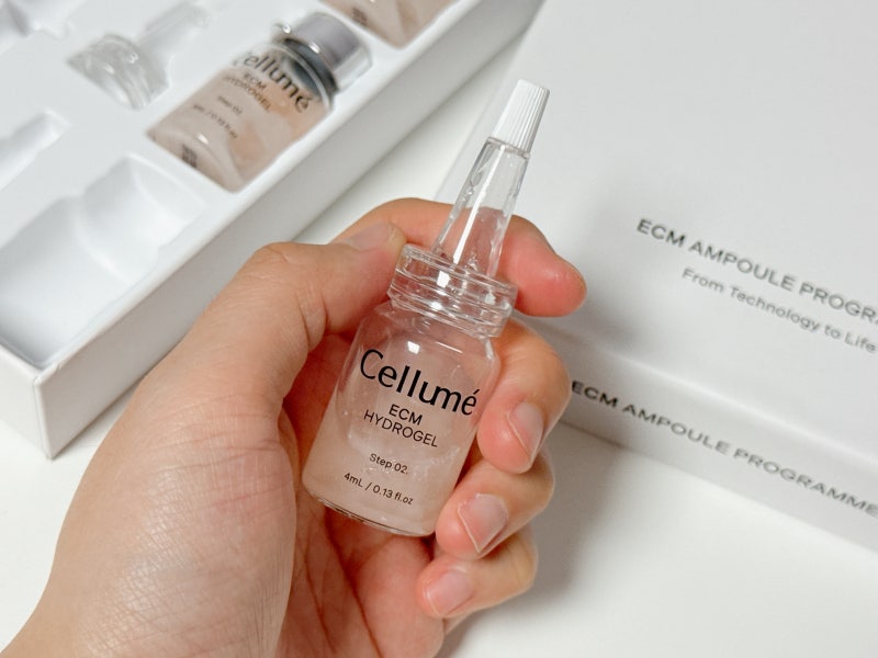 쎌루메(Cellume) ECM 앰플 부담스러운 피부과 대신 피부재생 앰플