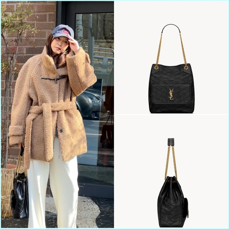  채정안 패션 생로랑 니키 백으로 완성한 실패 없는 겨울 코디 3가지 포인트