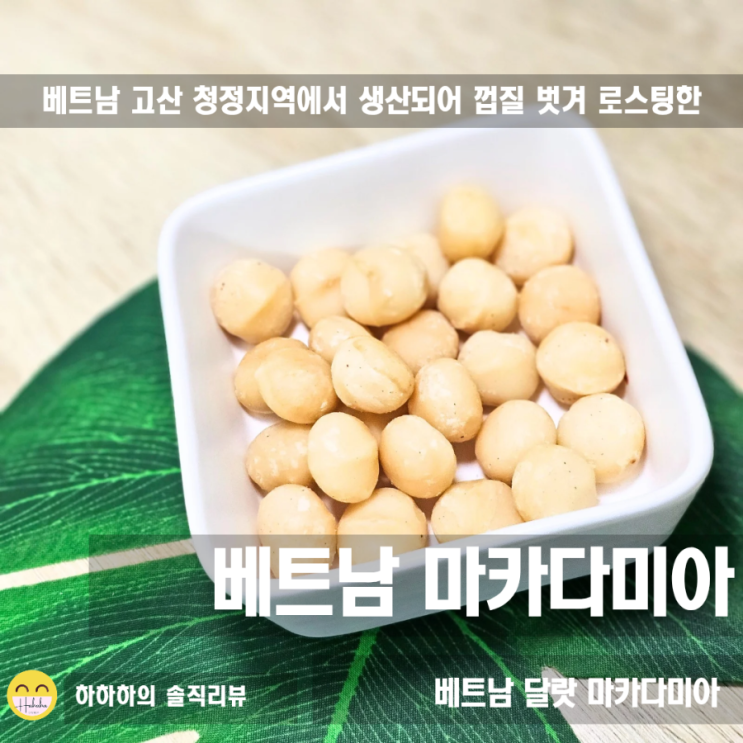  마카다미아 하루에 챙기기 좋은 고소한 견과류추천 "그린홀릭"