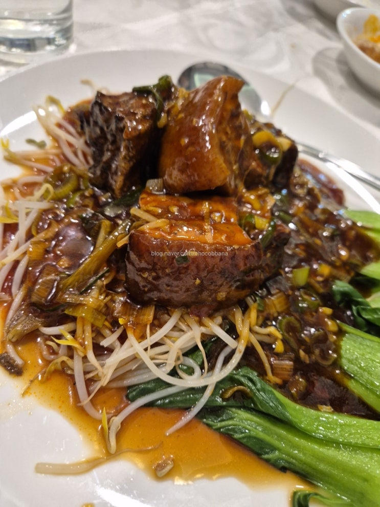  삼성각 강남역 중식당 팔보채 전가복 동파육 여러가지 시켜먹기
