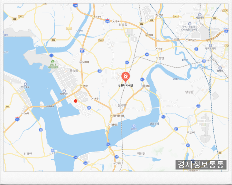  안중역노선 총정리: 서해선·평택선 확정 구간부터 KTX직결선(예상)까지
