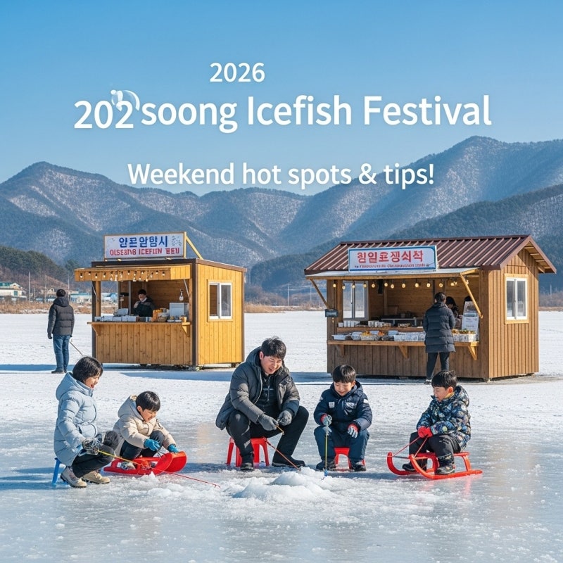 안성 동막골 빙어축제 2026, 주말 명당 빼앗기기 전에 확인! 솔직 후기