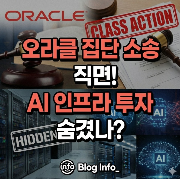  오라클 집단 소송 직면! AI 인프라 투자 숨겼나?