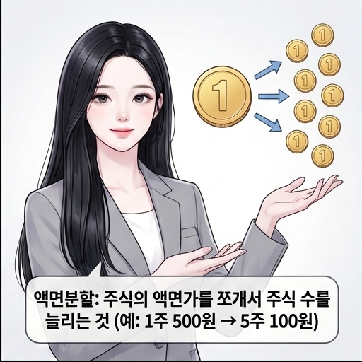  주식 액면가와 액면분할 뜻과 시가총액에 영향은?